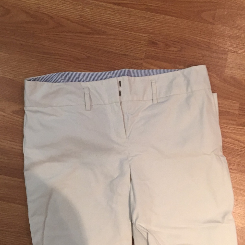 Cream TOMMY HILFIGER relaxed leg drew pants sz 16 - Picture 3 of 5